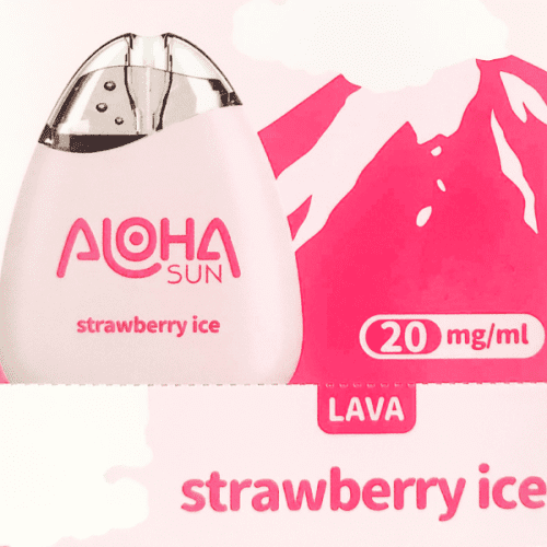 Best Deal Aloha Sun Lava 1000 Puffs Disposable 2% 2mL Strawberry Ice