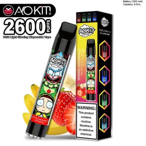 Aokit Lux Glowing disposable Vape wholesale 10