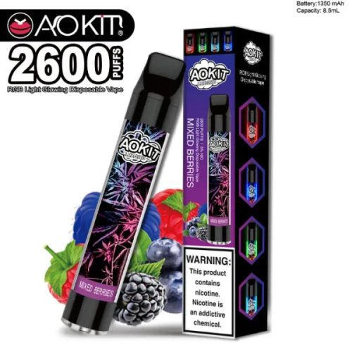 Aokit Lux Glowing disposable Vape wholesale 12