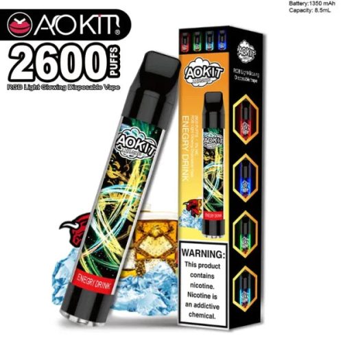 Aokit Lux Glowing disposable Vape wholesale 7