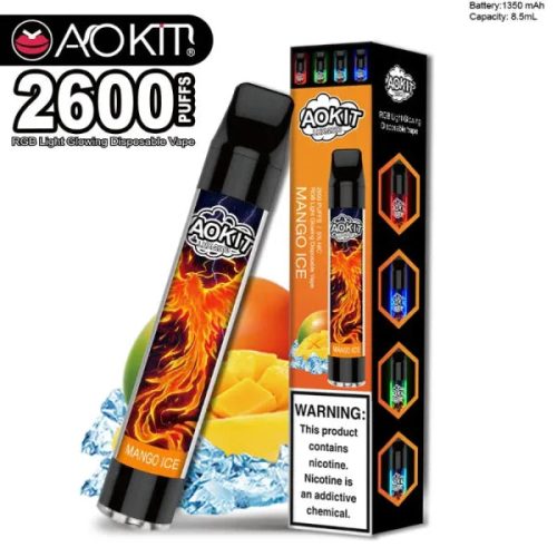 Aokit Lux Glowing disposable Vape wholesale 8