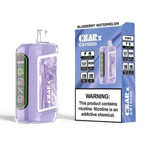 Best Deal CZAR CX15000 Disposable Vape - Blueberry Watermelon