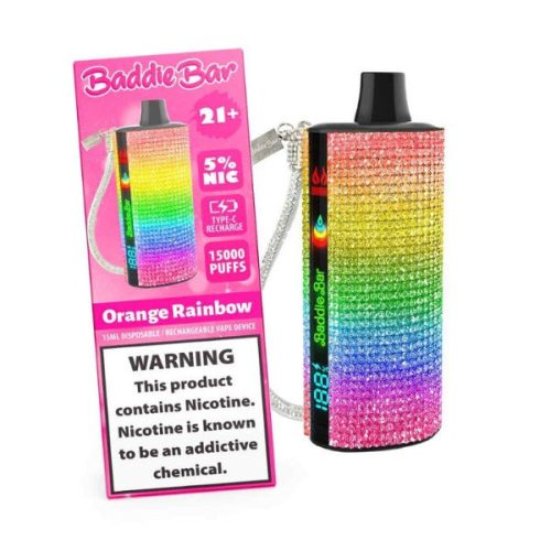 Baddie Bar 15000 Puff Disposable Orange Rainbow 73609 c9e6278f a0d3 480a 92c0 4c3846e0b731