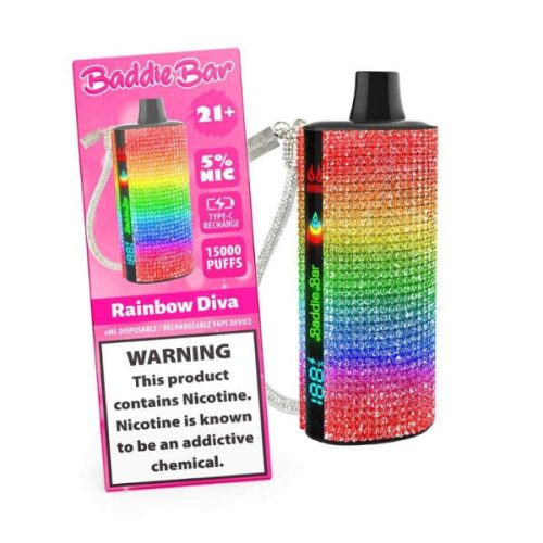 Baddie Bar 15000 Puff Disposable Rainbow Diva 65937 f1e97395 84ae 4a5f acbf 5b4e59af7467