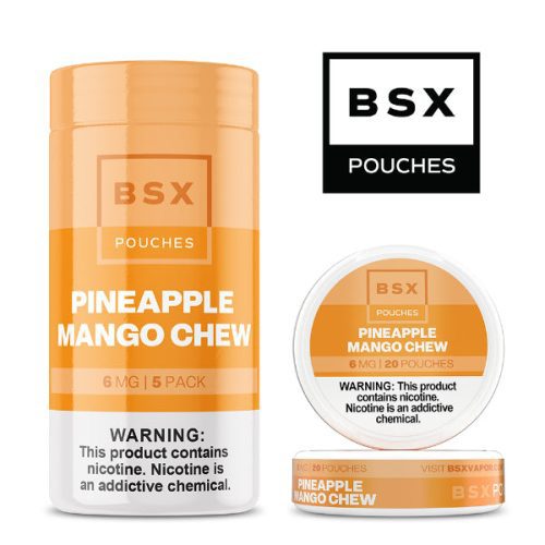 Basix Nicotine Pouches Best Flavor Pineapple Mango Chew