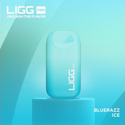 Best Deal LIGG Pro 5500 Puffs Rechargeable Disposable Vape 14mL Blue Razz Ice