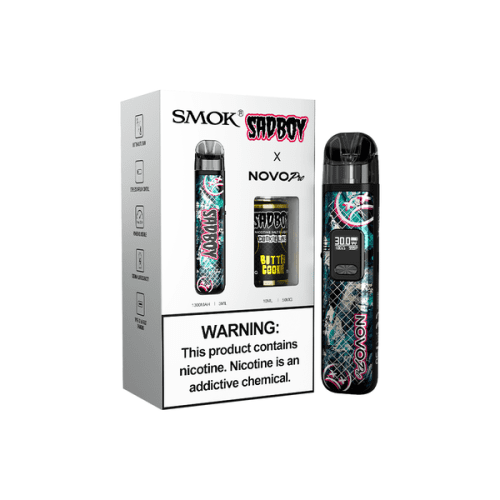 Best Deal SMOK Novo Pro Pod Device + Daddy's Vapor 10mL Bundle - Sad Boy / Butter Cookie