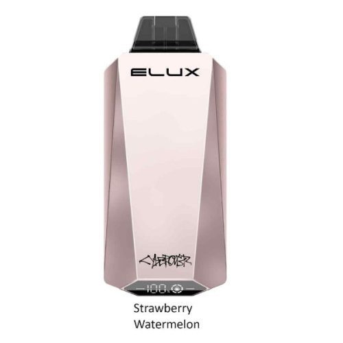 Best Deal Elux Cyberover 18,000 Puffs Disposable 18mL Strawberry Watermelon