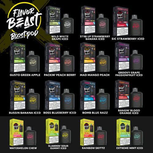 Flavor Beast Level X Boost Pods 25000 Puffs 81b331d1 0927 4896 bb0d f248c4ad37ca