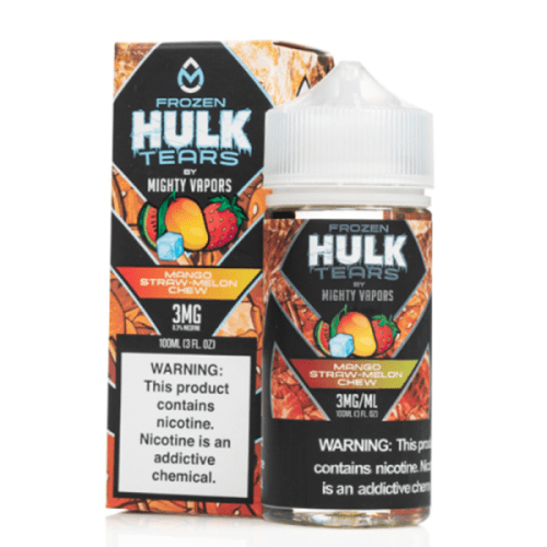 Best Deal Hulk Tears E-Liquid Vape Juice 100mL - Frozen Mango Straw-Melon Chew