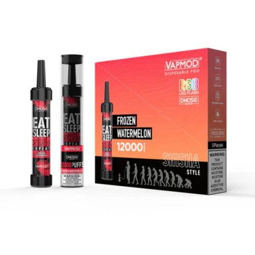 VapMod DHose Bar QD71 12000 Puffs Best Flavor Frozen Watermelon