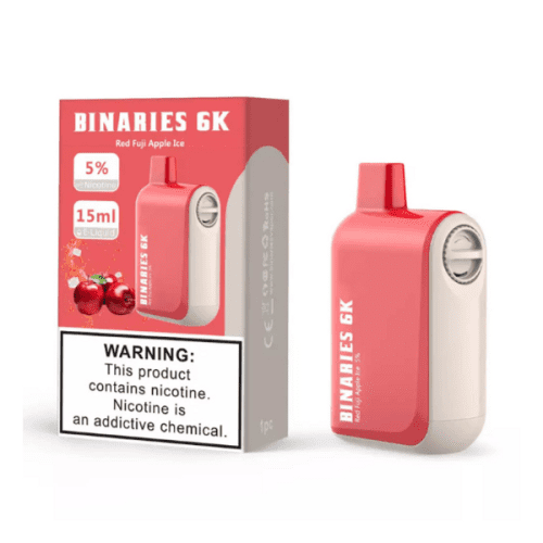 Best Deal HorizonTech Binaries Cabin 6000 Puffs Disposable Vape 15mL Red Fuji Apple Ice