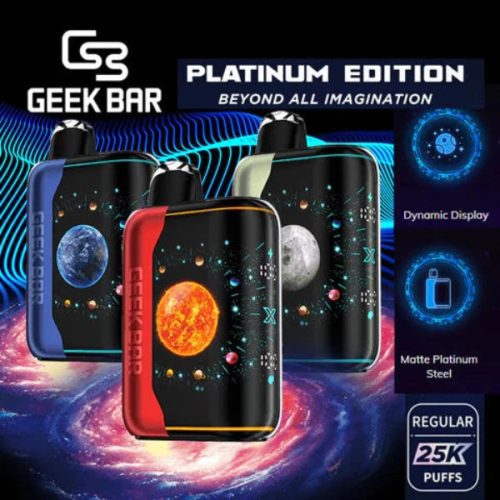 GeekBar Pulse X Platinum Edition 25 000 Puffs Disposable 18mL