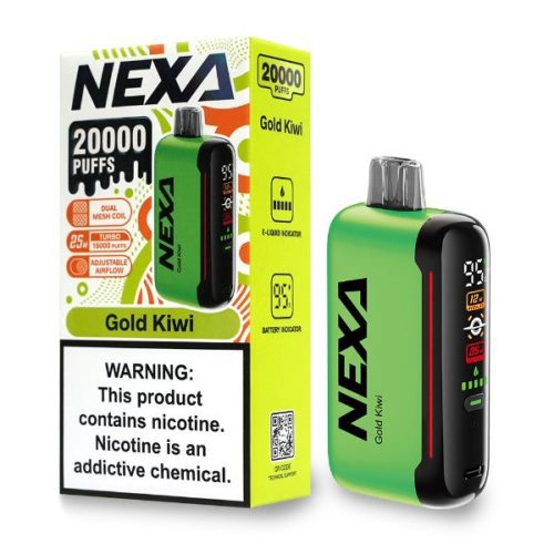 Best Deal NEXA N20000 Rechargeable Disposable 20mL Gold Kiwi