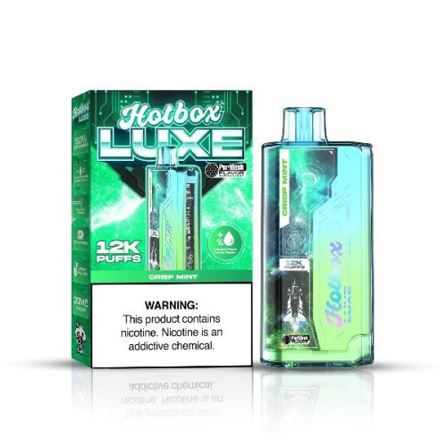 Best Deal Hotbox Luxe 12k Puffs Disposable Vape 20mL Crisp Mint