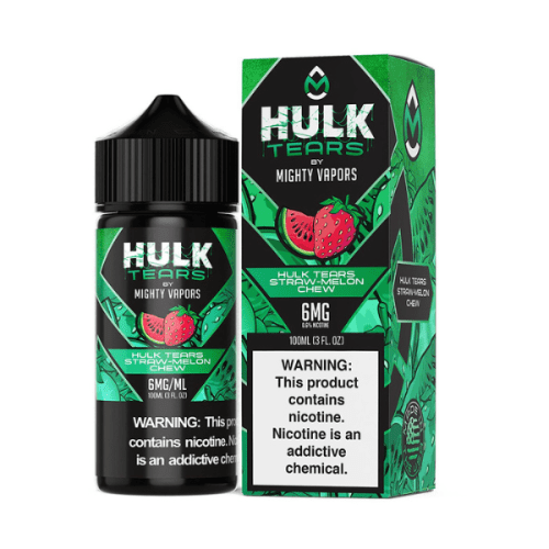 Best Deal Hulk Tears E-Liquid Vape Juice 100mL -  Hulk Tears Straw-Melon Chew