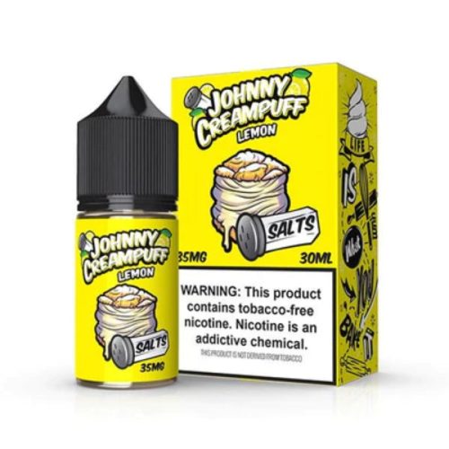 Best Deal Johnny Creampuff Salts Vape Juice 30ML Best Flavor Lemon