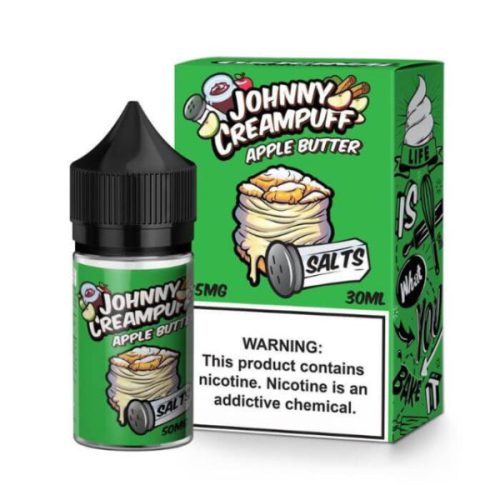 Best Deal Johnny Creampuff Salts Vape Juice 30ML Best Flavor Apple Butter