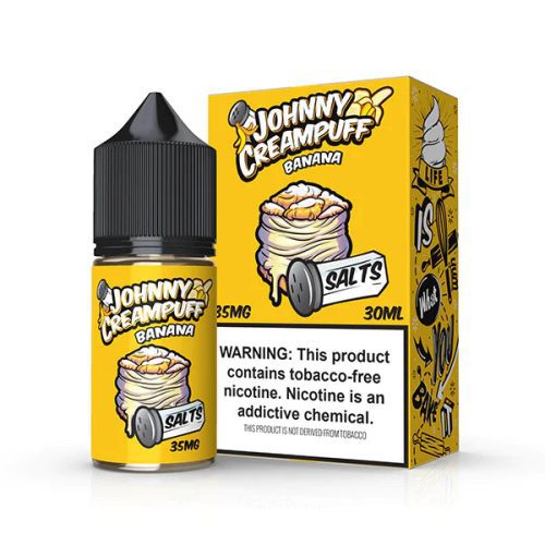 Best Deal Johnny Creampuff Salts Vape Juice 30ML Best Flavor Banana