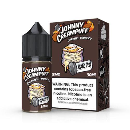 Best Deal Johnny Creampuff Salts Vape Juice 30ML Best Flavor Caramel Tobacco