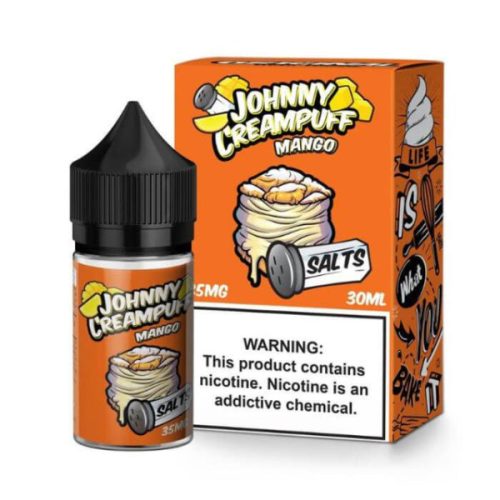 Best Deal Johnny Creampuff Salts Vape Juice 30ML Best Flavor Mango