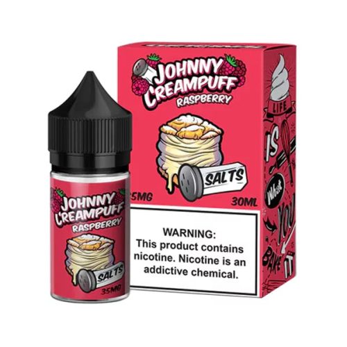 Best Deal Johnny Creampuff Salts Vape Juice 30ML Best Flavor Raspberry