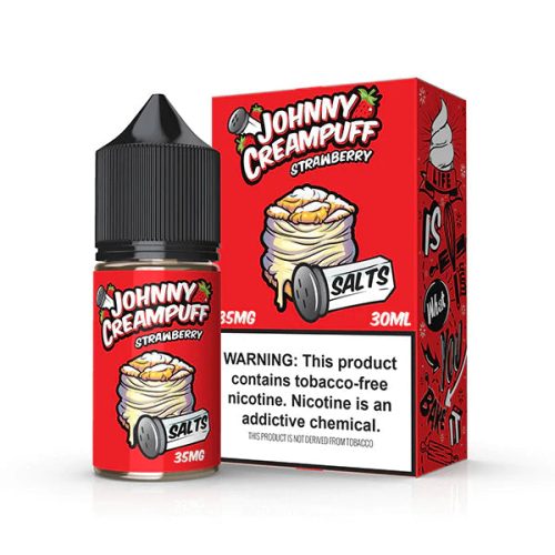 Best Deal Johnny Creampuff Salts Vape Juice 30ML Best Flavor Strawberry