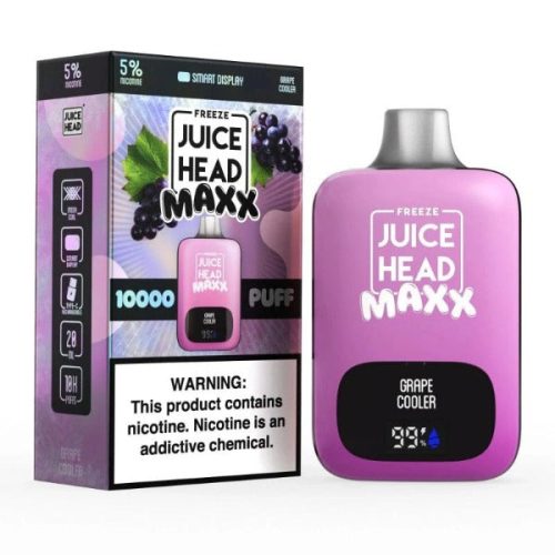 Best Deal Juice Head Maxx 10000 Puffs Disposable Vape 20mL Grape Cooler