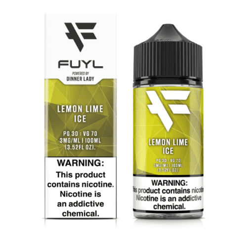 Best Deal FUYL by Dinner Lady 100mL E-liquid Vape Juice - Lemon Lime Ice