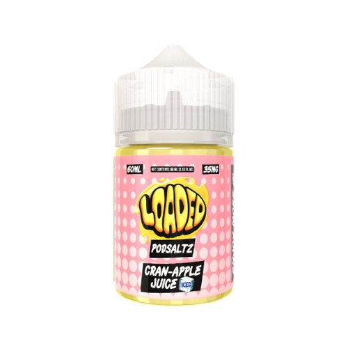 LOADED Nic Salts 60mL Vape Juice Cranapple Juice Iced