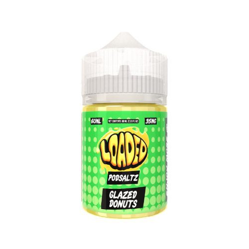 LOADED Nic Salts 60mL Vape Juice Glazed Donuts