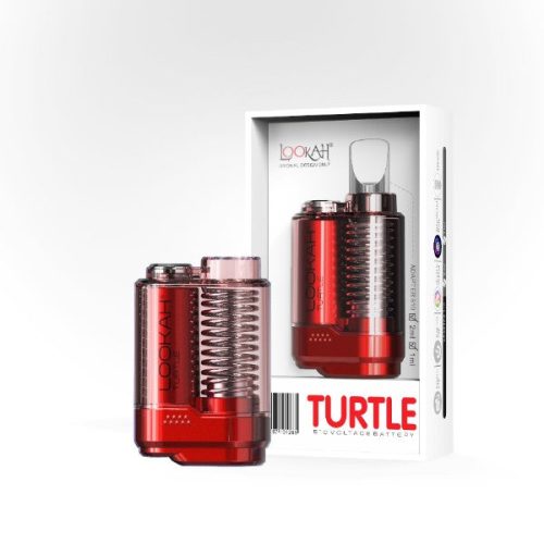 Lookah Turtle 510 Thread Vape Pen Battery Red