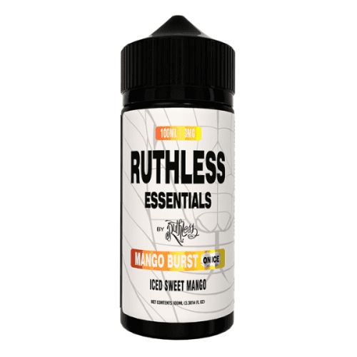 Best Deal Ruthless Essentials E-Liquid Vape Juice 100mL - Mango Burst On Ice