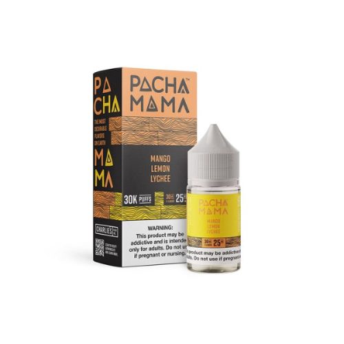 Best Deal Best Deal Pachamama PLUS Metatine Salt Vape Juice 30mL Mango Lemon Lychee