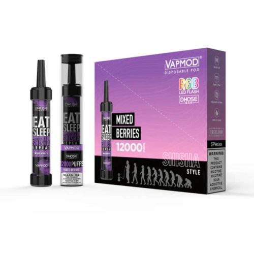 VapMod DHose Bar QD71 12000 Puffs Best Flavor Mixed Berries