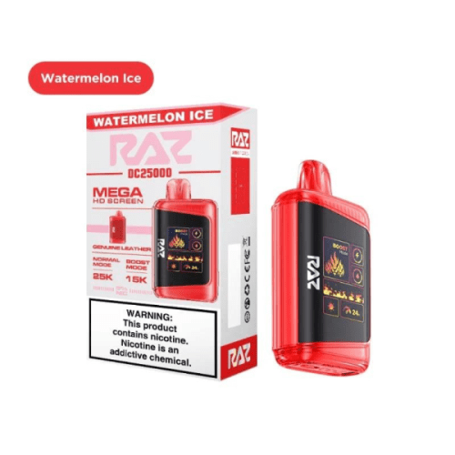 Best Deal RAZ DC25K 25,000 Puffs Rechargeable Vape 16mL Watermelon Ice