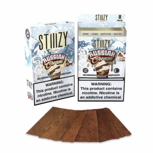 Best Deal STIIIZY Premium Wraps 6-Pack (8ct Counter Display) - Russian Cream