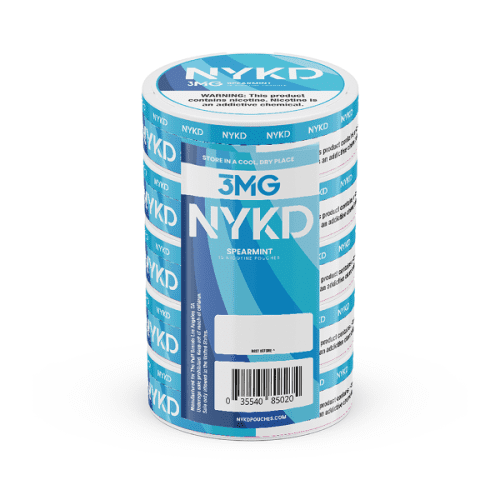 Best Deal NYKD Nicotine Pouches 20ct Can (5 Pack) Spearmint