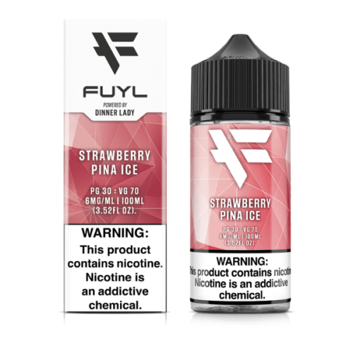 Best Deal FUYL by Dinner Lady 100mL E-liquid Vape Juice - Strawberry Pina Ice