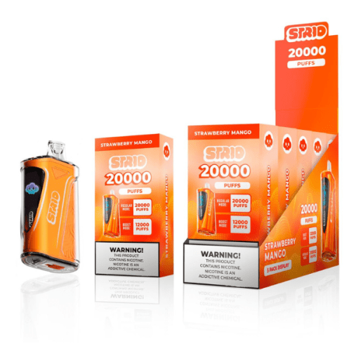 Best Deal STRIO 20000 Puffs Rechargeable Disposable 24mL - Strawberry Mango 