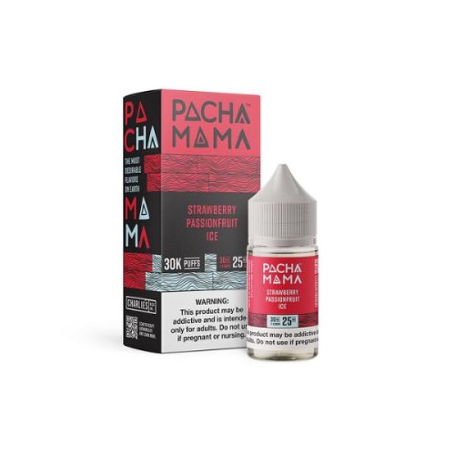 Best Deal Best Deal Pachamama PLUS Metatine Salt Vape Juice 30mL Strawberry Passionfruit Ice