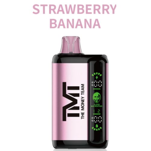   Best Deal TMT by Floyd Mayweather 15,000 Puffs Disposable Vape 20mL Strawberry Banana