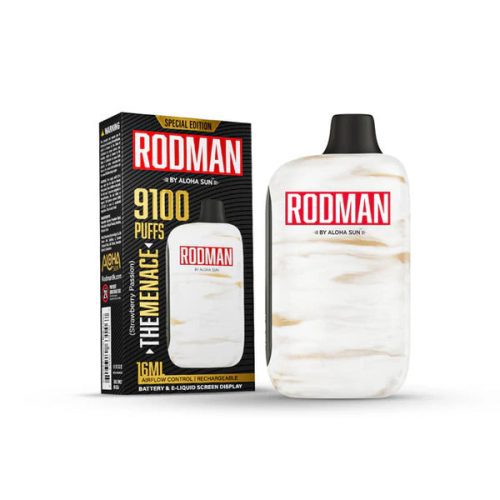 Best Deal RODMAN 9100 Puffs Rechargeable Vape The Menace