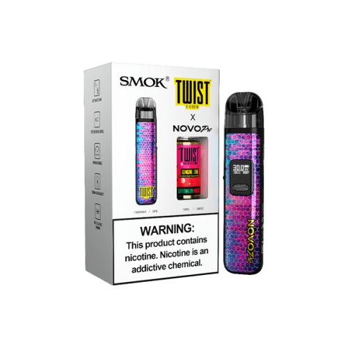 Best Deal SMOK Novo Pro Pod Device + Daddy's Vapor 10mL Bundle - Purple / Watermelon Madness