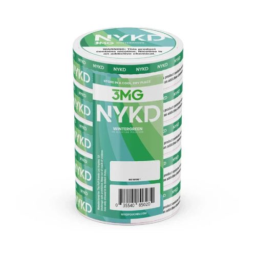 Best Deal NYKD Nicotine Pouches 20ct Can (5 Pack) WinterGreen