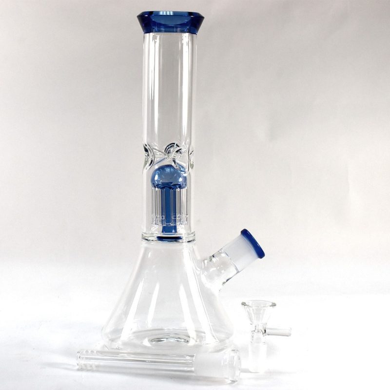 big mom glass water pipe tree perc with ice catcher diffused downstem 524 grams 11 inches assorted colors bn003 82880.1600118494