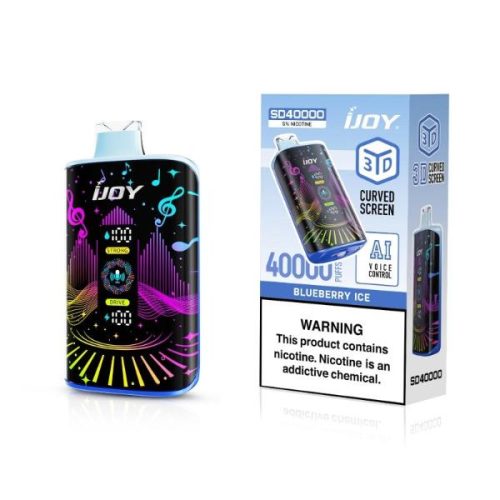 Best Deal iJoy SD40000 40K Puffs AI Voice Control Disposable Blueberry Ice