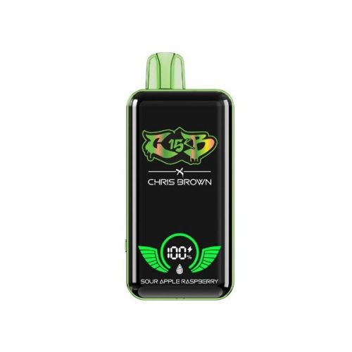 Best Deal Chris Brown CB15K Disposable Vape - Sour Apple Raspberry