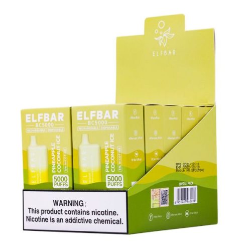 elfbar 5000bc pineapple coconut ice 10pk beb1b7e0 fc04 4679 af43 95d2f2b989dc