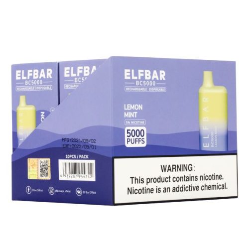 elfbar bc5000 lemon mint 10pk 39b43495 4002 4b50 9e68 dae3481b845d